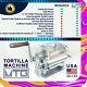 MTG Tortilla Machine Roller & Crank Full PK 2 Cutters Included 3.5 and 5.5