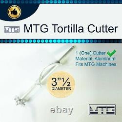 MTG Tortilla Machine Roller & Crank Full PK 2 Cutters Included 3.5 and 5.5