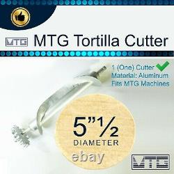 MTG Tortilla Machine Roller & Crank Full PK 2 Cutters Included 4.5 and 5.5