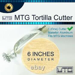 MTG Tortilla Machine Roller & Crank Full PK 2 Cutters Included 4.5 and 6