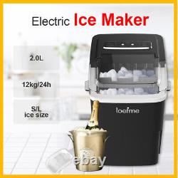 Mini Ice Maker Machine Portable Countertop Home Fast Ice Making 2L Capacity 100W