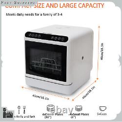 Mini Tabletop Dishwasher Portable Countertop Dishwasher Machine 5 Place Settings