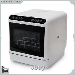 Mini Tabletop Dishwasher Portable Countertop Dishwasher Machine 5 Place Settings