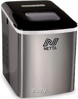 NETTA Home Use Ice Maker Machine Rapid 10-Minute Ice Cubes Generous 12kg Capa