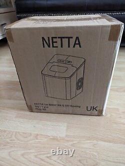 NETTA Ice Maker Machine Large 12kg Capacity 1.8L Tank No Plumbing Required New