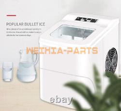 NEW 15KG Automatic Ice Cube Maker Portable Ice Machine Restaurant 220V