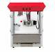 New Commercial Popcorn Popper Countertop Stainless Red Machine Maker, 8 oz, 850W