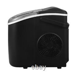 New Counter Top Electric Ice Cube Maker Machine, Self-Cleaning Function 12KG/24H