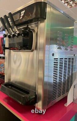 Nice Ice Table Top Ice Cream Machine NT15 Twin Twist Flavour with Air Pump