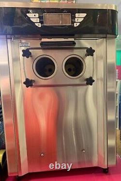 Nice Ice Table Top Ice Cream Machine NT15 Twin Twist Flavour with Air Pump