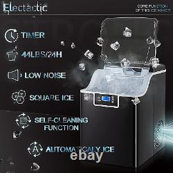 Nugget Ice Maker, Countertop Ice Maker, Portable Ice Machine with Self-Cleaning