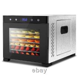 NutriChef Electric Counter top Food Dehydrator Machine-600-Watt Premium