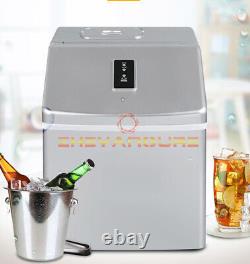 ONE 25KG automatic Ice Cube Maker Portable Ice Machine Restaurant 220V