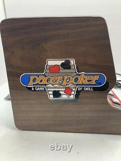 Pacer Poker A Game Of Skill Countertop Poker Machine Digital Controls Inc
