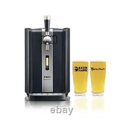 Philips PerfectDraft Kit Beer Keg Pump Machine EXTRA PINT GLASSES