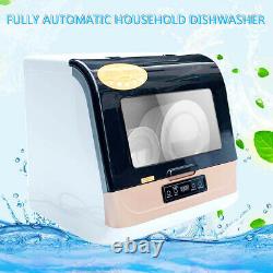 Portable Countertop Dishwasher Table Top Dish Washer Washing Machine 4 Programs