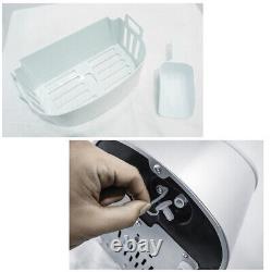 Portable Countertop Ice Cube Maker Electric Compact Machine 26lbs/day Silver Bar