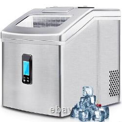 Portable Countertop Ice Maker Machine for Crystal Ice Cubes with Ice Scoop