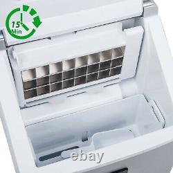 Portable Countertop Ice Maker Machine for Crystal Ice Cubes with Ice Scoop
