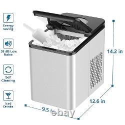 Portable Electric Ice Maker Machine Countertop Self Cleaning Function Supplies