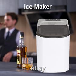 Portable Ice Maker Countertop Ice Maker Machine Self-Cleaning Function 12KG/24H