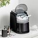 Portable Ice Maker Countertop Ice Maker Machine with Ice Scoop & Basket Black