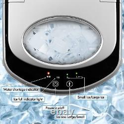 Portable Ice Makers Machine for Countertop with Scoop and Basket, Open Box New
