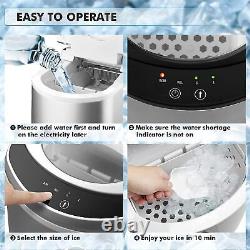 Portable Ice Makers Machine for Countertop with Scoop and Basket, Open Box New