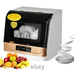 Portable Mini Countertop Dishwasher Home Table Dishwashing Machine 5 Programs UK