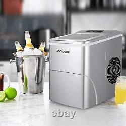 Professional Electric Ice Cube Maker Machine Counter Top Fast Automatic