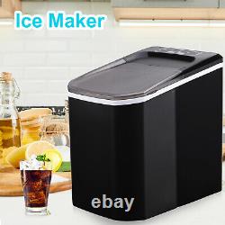 Professional Electric Ice Cube Maker Machine Counter Top Fast Automatic