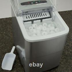RV Portable Ice Maker Countertop Ice Machine 120V Makes 26lbs of Ice Per Day