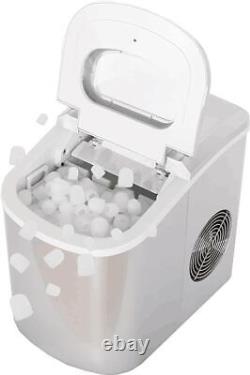 SMAD 9-Bullets Ice Cube Maker Machine Portable Counter Top Automatic ice Silver