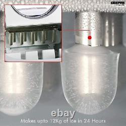 SMAD 9-Bullets Ice Cube Maker Machine Portable Counter Top Automatic ice Silver