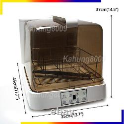 Singlehomie Dishwasher Mini Countertop Fuit Washing Machine with 4 Programs