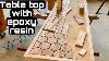 Table Top Ash Bricks And Epoxy Resin