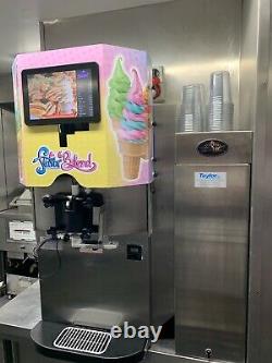 Taylor c706 ice cream machine &flavour burst