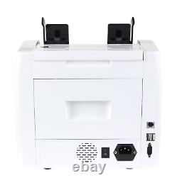 Top Loading Dual CIS Money Detector Mix Value Counter Cash Counting Machine