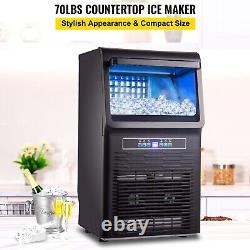 VEVOR Countertop Ice Maker 70lbs/24H, 350W Automatic Portable Ice Machine