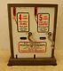 VINTAGE 10 CENT AND 25 CENT COUNTER TOP STAMP DISPENSER MACHINE, 14 T x 11.5 W
