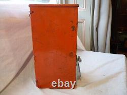 VINTAGE 1950s AMERICAN 10c TINPLATE TOY N JOY COUNTERTOP GUMBALL VENDING MACHINE