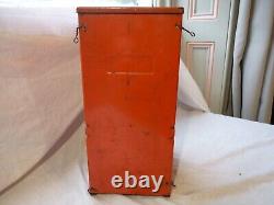 VINTAGE 1950s AMERICAN 10c TINPLATE TOY N JOY COUNTERTOP GUMBALL VENDING MACHINE