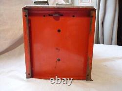 VINTAGE 1950s AMERICAN 10c TINPLATE TOY N JOY COUNTERTOP GUMBALL VENDING MACHINE