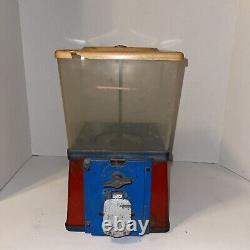 Vintage Penny Gumball Machine Counter Top Rare Works