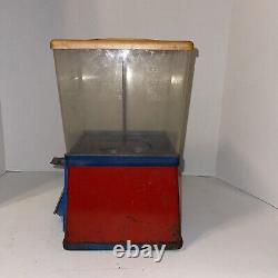 Vintage Penny Gumball Machine Counter Top Rare Works