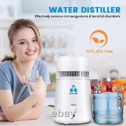 Water Distiller Machine 750W 4L Distilled Water Home Countertop Table Desktop