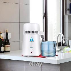 Water Distiller Machine 750W 4L Distilled Water Home Countertop Table Desktop