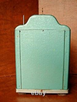Working Vintage 5-Cent Counter top Spin-It Almond Vending Machine